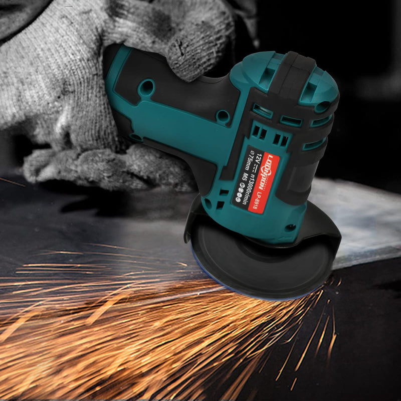 [Australia - AusPower] - 3 x 3/8 Inch Flap Disc for Angle Grinder, 60 Grit Flap Wheel for General Purpose Metal and Stainless Steel, Type 27 