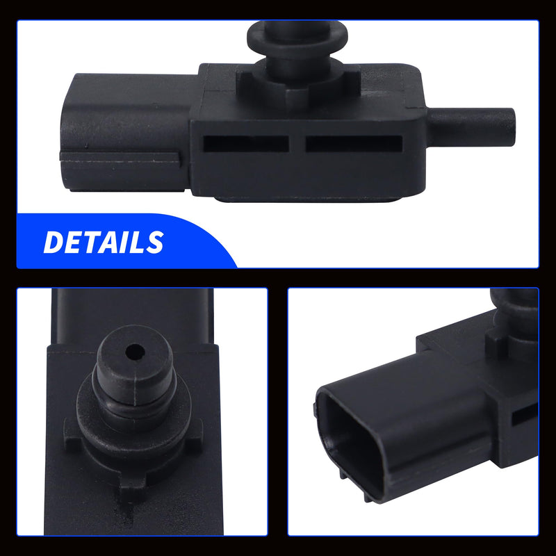 Fuel Tank Pressure Sensor AS513 37940SNAA01 Compatible with Honda CR-V CRV Civic Accord Pilot Odyssey Fit Ridgeline Insight Acura MDX RDX TSX ILX TL Replace # 37940-SNA-A01, 499500-0370