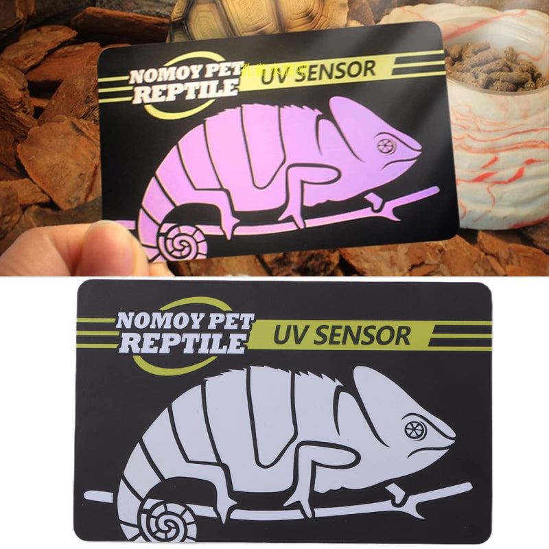 [Australia - AusPower] - UVB Quick Test Sensor, Reusable Crawl Pet UV Test Card, Quick Detection, UVC UV Test Card, Test Strip Cards Light for Reptile UV Tests, Reptile Bulb/Light/Lamp 