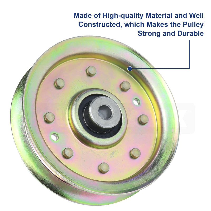 [Australia - AusPower] - 175820 Idler Pulley Replaces Craftsman Idler Pulley 175820 Pulley Craftsman Pulley Idler Flat 175820, Husqvarna 596481401 Pulley Idler, Husqvarna 532175820 Pulley, Husqvarna 539107620 1 Pack 175820 Pulley 