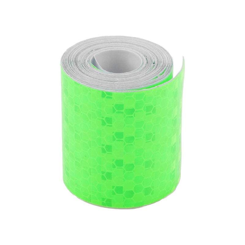 1 Pcs Safety Warning Reflective Tape Increased Visibility Reflective Strips 9.84ft x 1.97" Green PVC