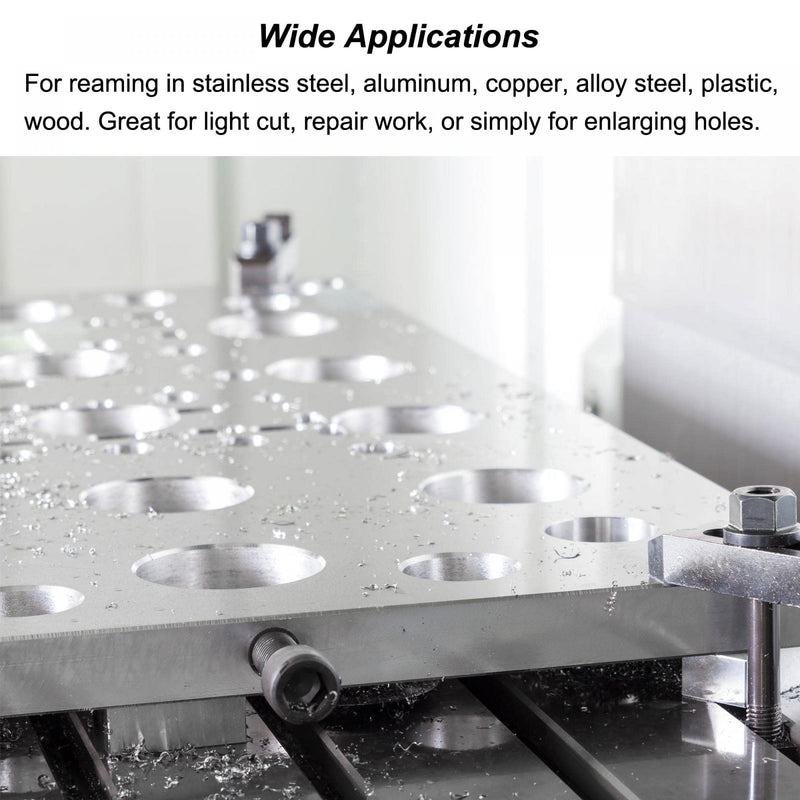 [Australia - AusPower] - sourcing map Reamer 1.5 mm C3/K10 Tungsten Carbide H7 Lathe 4 Straight Flutes Cutter 1.5mm 