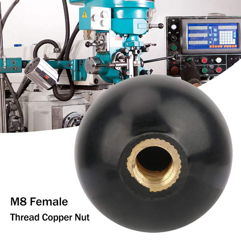 [Australia - AusPower] - 5Pcs Ball Lever Knob, Ball Lever Knobs, M8 Female Thread Machine Handle 32mm Diameter Round Handle Ball Knob for Machine Tools 