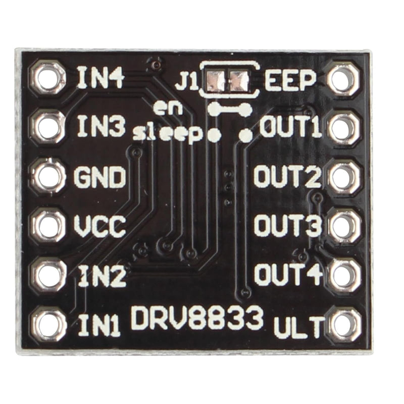 6pcs DRV8833 1.5A 2-channel | H Bridge DC Motor Drive Board Ultra Small Volume Motor Drive Module Input Voltage 3-10V