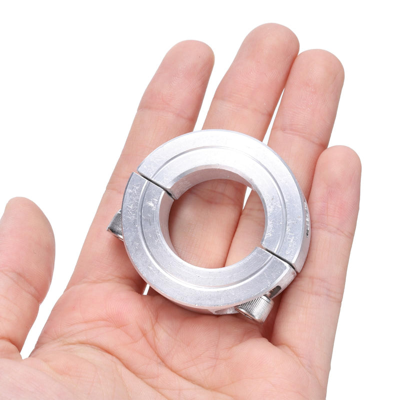 [Australia - AusPower] - uxcell 4pcs Double Split Clamp-On Shaft Collar for 1" Shaft, Two-Piece Clamping Collar, 1-3/4" OD, 1/2" Thickness, Aluminum Alloy Set Screw Split Collar Clamp 