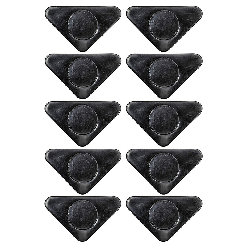 [Australia - AusPower] - Prescott Plastics 1.5" Inch Angle Iron Plug Insert (10 Pack), Black L Shaped End Cap for Metal Tubing, Fence, Glide Insert for Pipe Post, Chairs and Furniture Legs 10 Pack 1.5" 