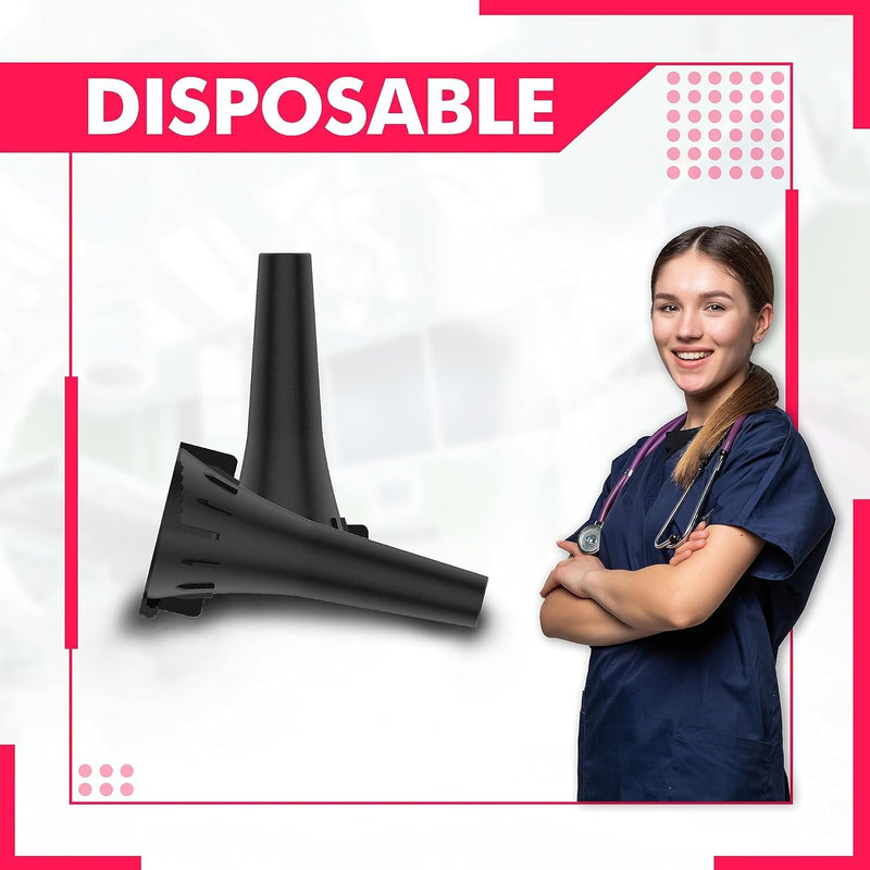 [Australia - AusPower] - 4.25 mm & 2.75 mm Disposable Ear Specula for W-e-l-c-h-A-l-l-y-n Otoscopes - Compatible with All otoscopes of W-e-l-c-h-A-l-l-y-n Universal Otoscope Speculums Pack of 100 Each Size 