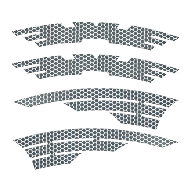 Reflective Decal Sticker for Hard Hat, Safety Reflective Tape for Car Bike Mailbox Helmet, White Reflective Tape Outdoor Waterproof