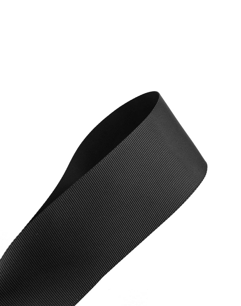 [Australia - AusPower] - QWORK Wall Mounted Retractable Belt Barrier, Crowd Control Wall Barrier with 10' Belt for Retail Stores, Airports, Banks, School 10' Black 