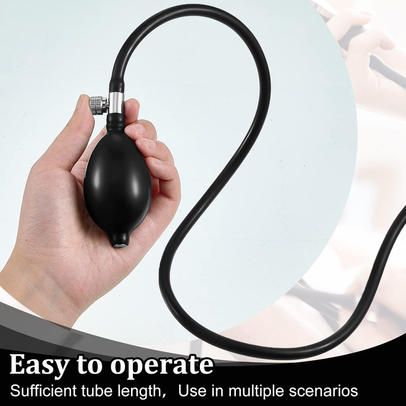 [Australia - AusPower] - 2 Set Blood Pressure Bulb Pump Replacement Rubber Inflation Bulb Adjustable Blood Pressure Pump Blood Pressure Monitor Manual Pump Blood Pressure Hand Pump with Tubing Air Valve for Sphygmomanometer 2 