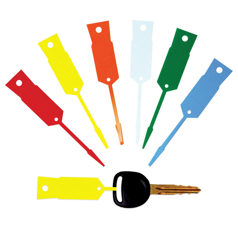 Econo Key Tags – 3/4” x 4.5” – Self-Locking Vinyl – Writable Surface – 1,000 and 2,000 Pack Options – Durable, Easy to Use EZ408 (Red Econo Key Tags EZ408, 2000) Red Econo Key Tags Ez408 1000