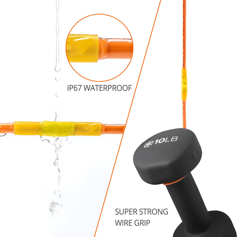 [Australia - AusPower] - Wirefy 180 PCS Heat Shrink Butt Connectors Kit - Marine Grade Wire Butt Splice Connectors - Electrical, Waterproof - 22-10 AWG | Heat Shrink Wire Connectors Kit | Wire Connectors Heat Shrink Butt Connector Kit - 22-10 AWG 