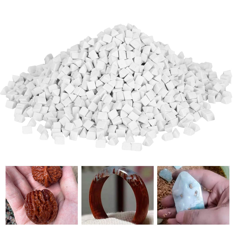 Ceramic Triangle Abrasive High Gloss Jewelry Polishing 500g Grinder 4mm 500g For Vibration Polishing