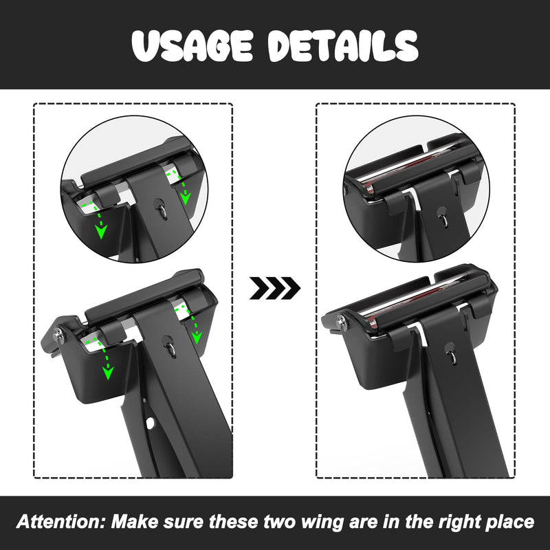 [Australia - AusPower] - Tube Extrusion Tool, Tube-Grip Industrial Size Dispenser, Efficient RTV and Silicone Dispenser, Prevent Material Waste, Black 