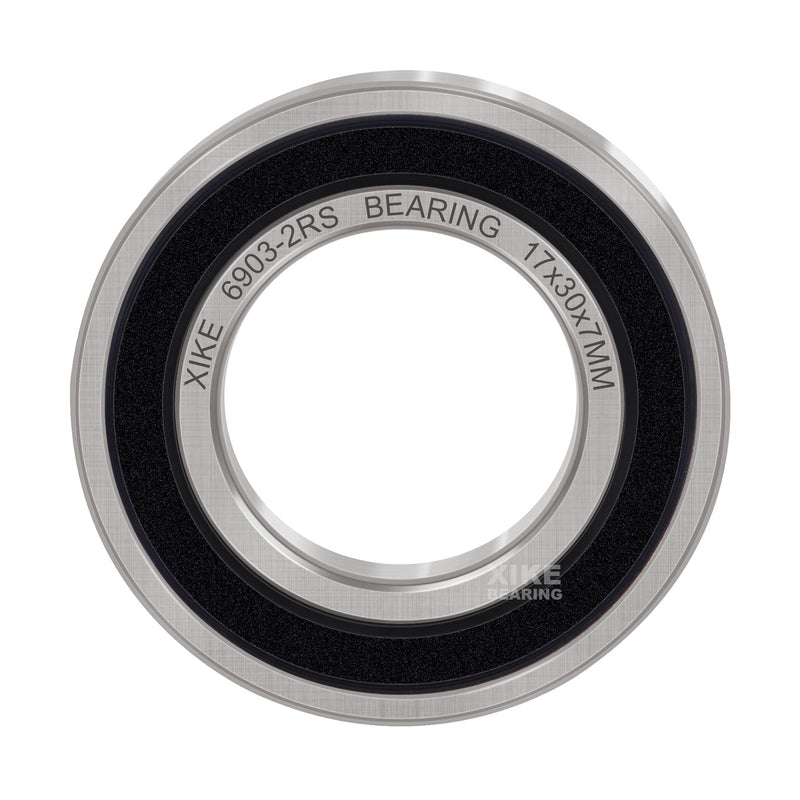 [Australia - AusPower] - XIKE 10 Pcs 6903-2RS Bearings 17x30x7mm, Double Rubber Seals and Pre-Lubricated, Deep Groove Ball Bearing. 6903-2RS 17x30x7mm 