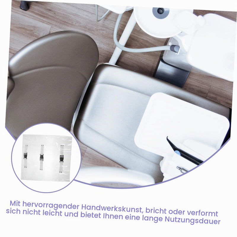 Transparent Dental Chair Foot Protection Cover 46 x 42 cm Washable Easy Care Foot Mat for Dental Chair Protection and Hygiene in the Treatment Chair