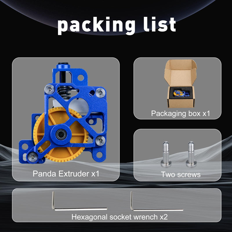 Bamboo Lab x1 p1 Metal Extruder Kit CNC Metal Hollow Lightweight Extruder Shell for Bamboo Lab X1/P1 Series,3D Printer with Hardened Steel Extrusion Dual Gear for Increased Extrusion Force with