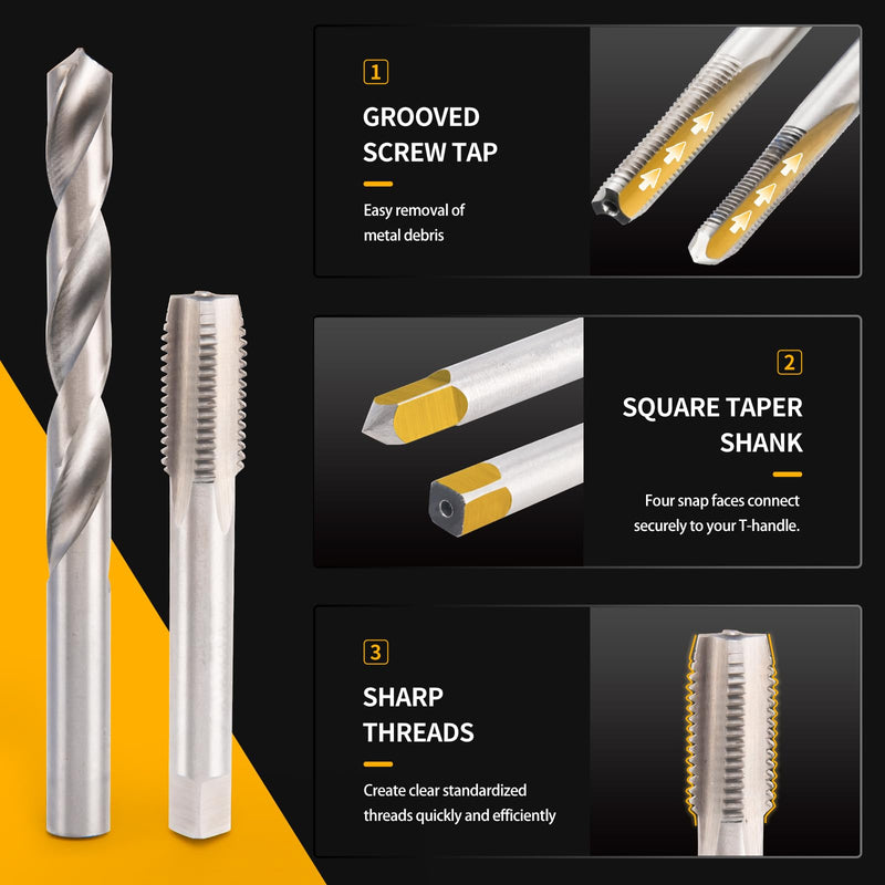 [Australia - AusPower] - M10x1.25 Thread Repair Kit, Metric Helicoil Thread Repair Kit with HSS Drill and Stainless Inserts for All Metals, Composites, Polymers and Other Materials M10 x 1.25 