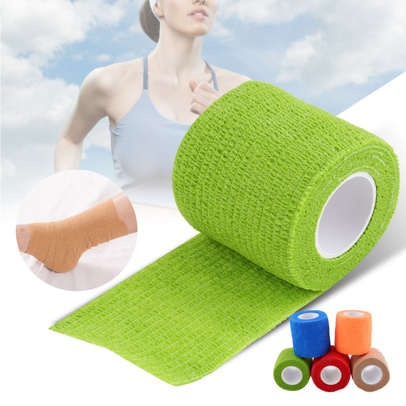 Zetiling Self Adhesive Bandage, Waterproof Sports Elastic Bandage Tape Finger Joints Wrap Sports Care 5 Rolls a Set #1