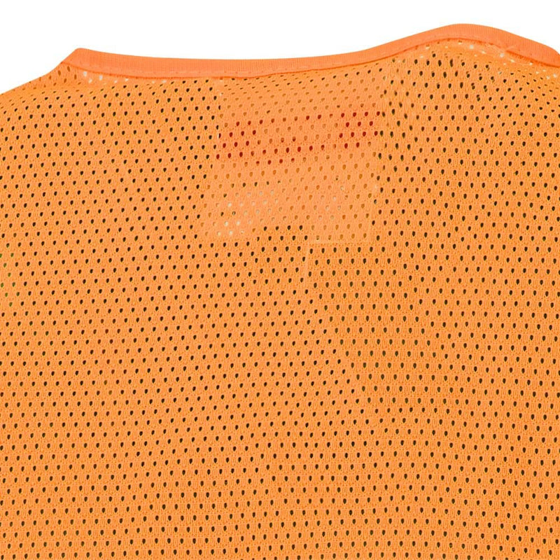 Pioneer Hi Vis Mesh Safety Vest - For Traffic & Public Workers - Cool & Lightweight - Class 2 - Reflective Tape - Orange