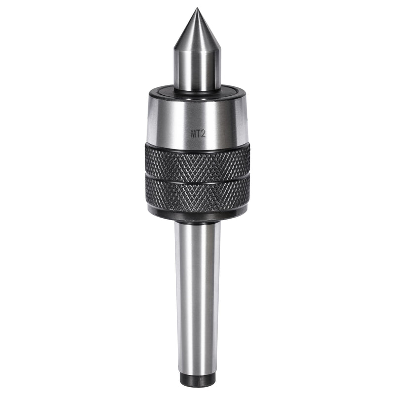 [Australia - AusPower] - Heavy Duty MT2 Live Center, MT2 Precision Rotary Live Revolving Milling Center Taper Metal Work Lathe Tool for High Speed Turning, Lathe Medium Duty CNC Work EUMT20036 