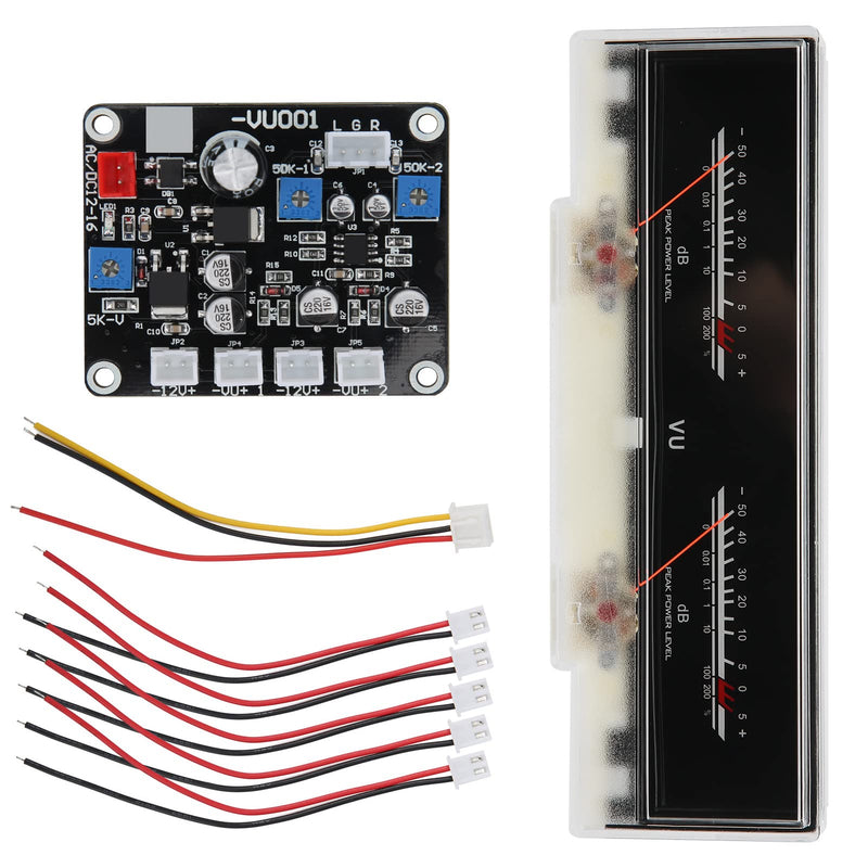 [Australia - AusPower] - VU Meter with DB Level Display, 6.1 inch, Backlight Driver Board for Audio Testing, DIY Home Car Amplifier 