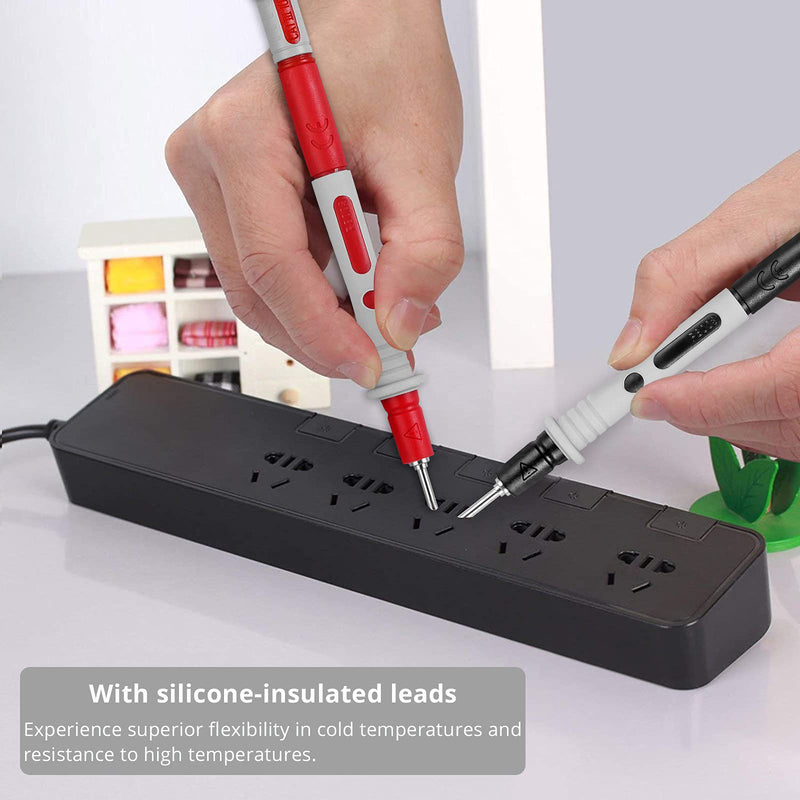 [Australia - AusPower] - Proster Multimeter Test Lead 26 in 1 Test Lead Kit with Interchangeable Multimeter Probes Crocodile Clips Electronic Test Leads for Digital Multimeter Clamp Meter 