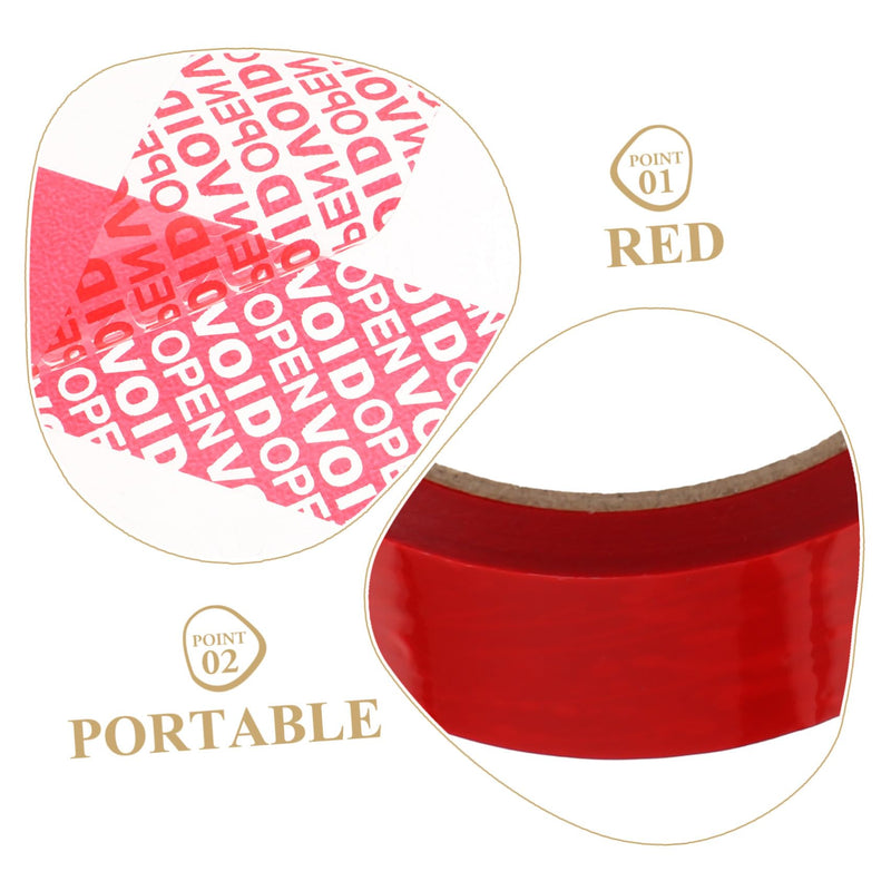 Tamper Evident Tape 1.54In X 164Ft Security Packing Tape with Voidopen Message for Shipping Boxes and Tamper Proof Seal