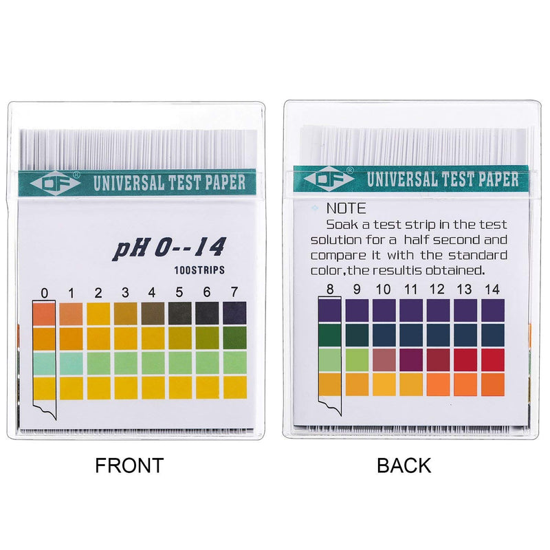[Australia - AusPower] - Lounsweer 800 Strips Ph Paper Test, Universal Full Range 0-14, Extensive Test Paper Litmus with Storage Case for Testing Body Acid Alkaline Ph Level Skin Care Aquariums Drinking Water 