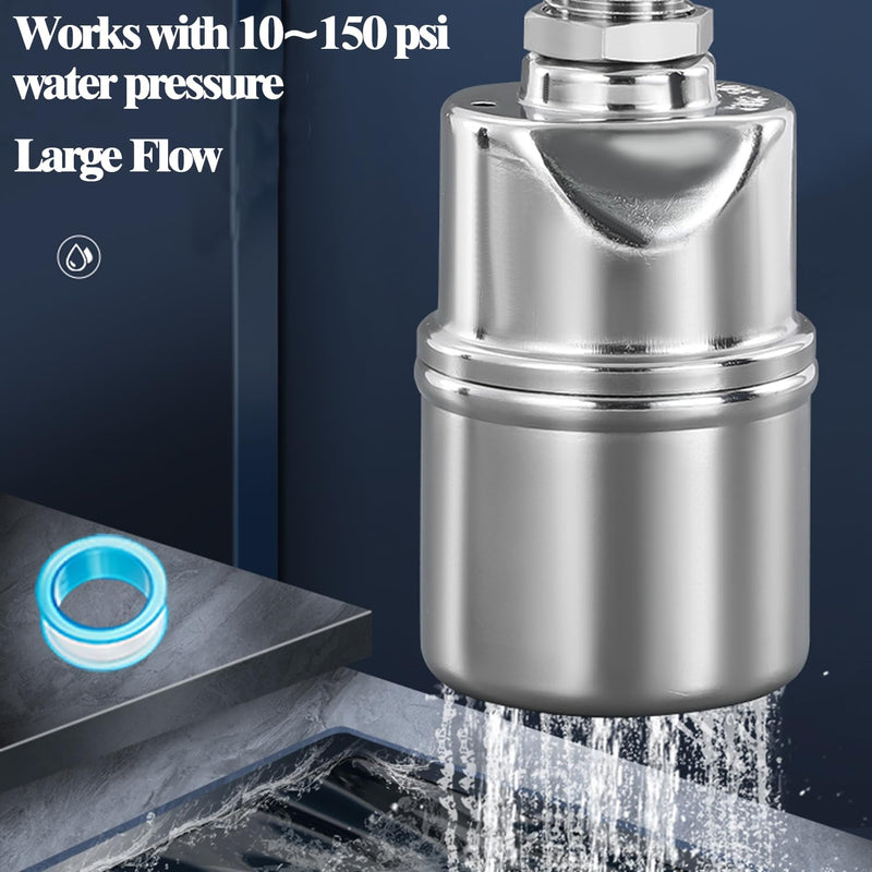 [Australia - AusPower] - 1/2'' Automatic Water Level Control Valve Auto Shut Off Ball Mini Float Valve 304 Stainless Steel Float Valve 