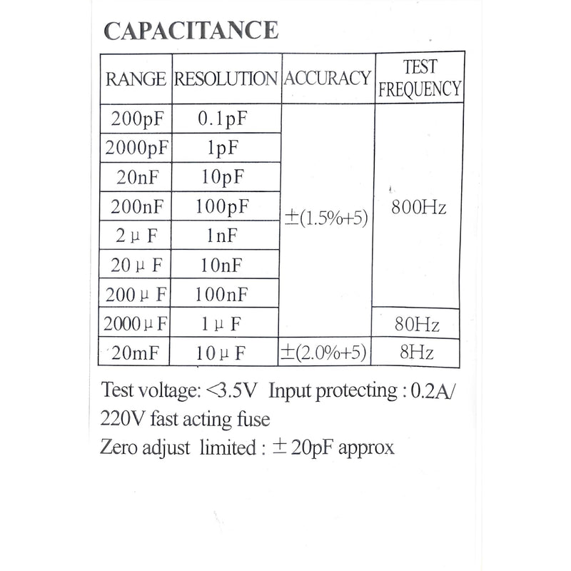 [Australia - AusPower] - A6013L Measure Inspect Capacitance Meters Capacitance Tester 