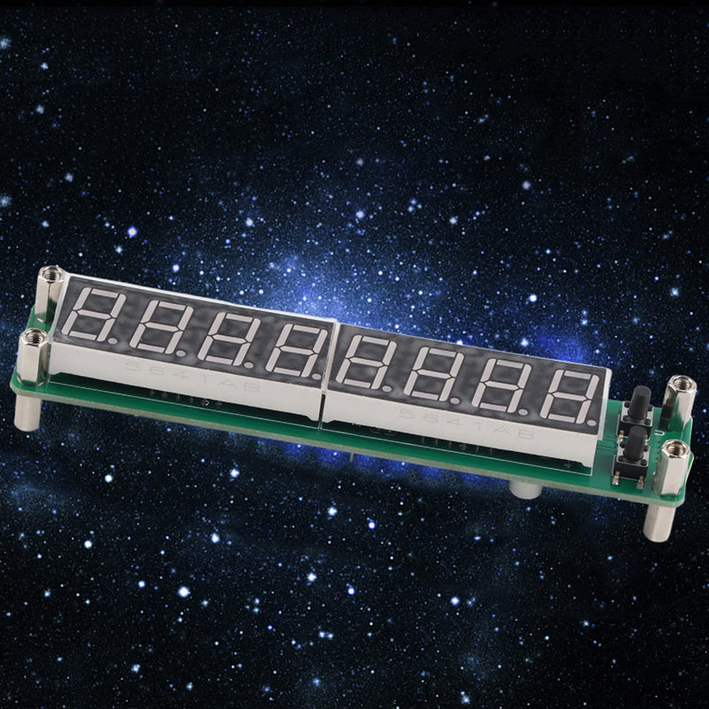 PLJ-8LEDH Cymometer RF Frequency Counter Ranging from 0.1 to 1000MHz (Backlit Font Blue) Backlit font blue