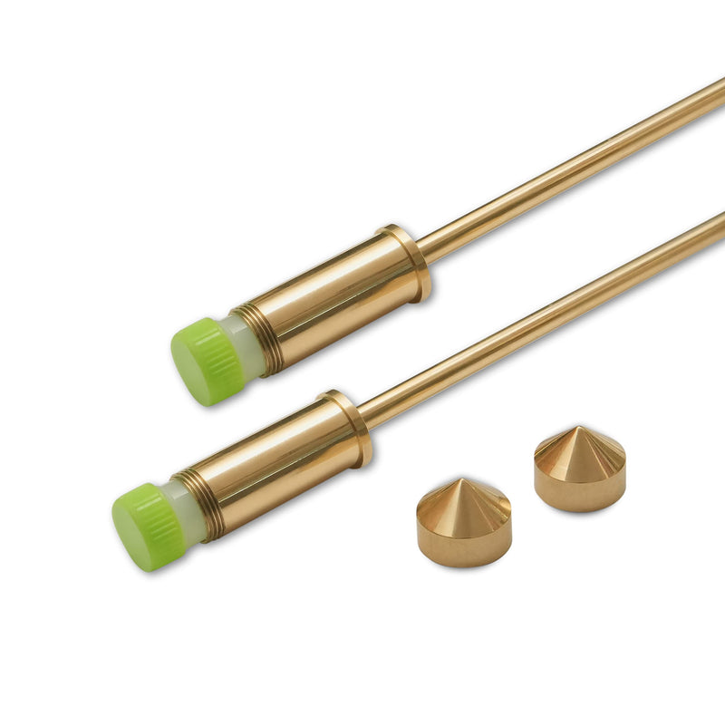 TREEMAISON Vastu Brass Dowsing Rod | Energy Detection & Vastu Remedy Tool | Aura & Water Divining Rod | Brass Dowsing Tool for Home & Office (Pendulum Assorted)