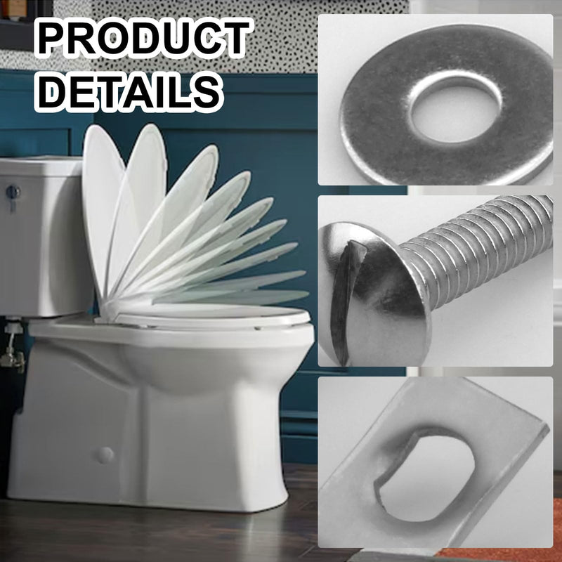 [Australia - AusPower] - Toliet Seat Anchor Kit for Kohler 84999 Toilet Parts, for Kohler Toilet Seat Parts, Replace K-84999 K-3386 K-3393 K-3398 K-3564 K-14338 K-3607 