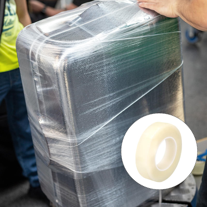 MECCANIXITY Removable Protective Film Tape, 1 1/5 Inch x 656 Ft Surface Protective Scratch Film Tape Roll for Furniture, Electrical Appliances, Clear