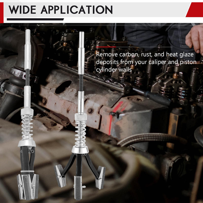 [Australia - AusPower] - DASBET Engine Brake Cylinder Hone | Engine Cylinder Hone Tool for Grinding Holes Adjustable Deglazer 1" to 2-1/2" Diameter with Extra 3-Piece 1-1/8'' Long Stones 220 Grit (1-1/8") 1-1/8" 