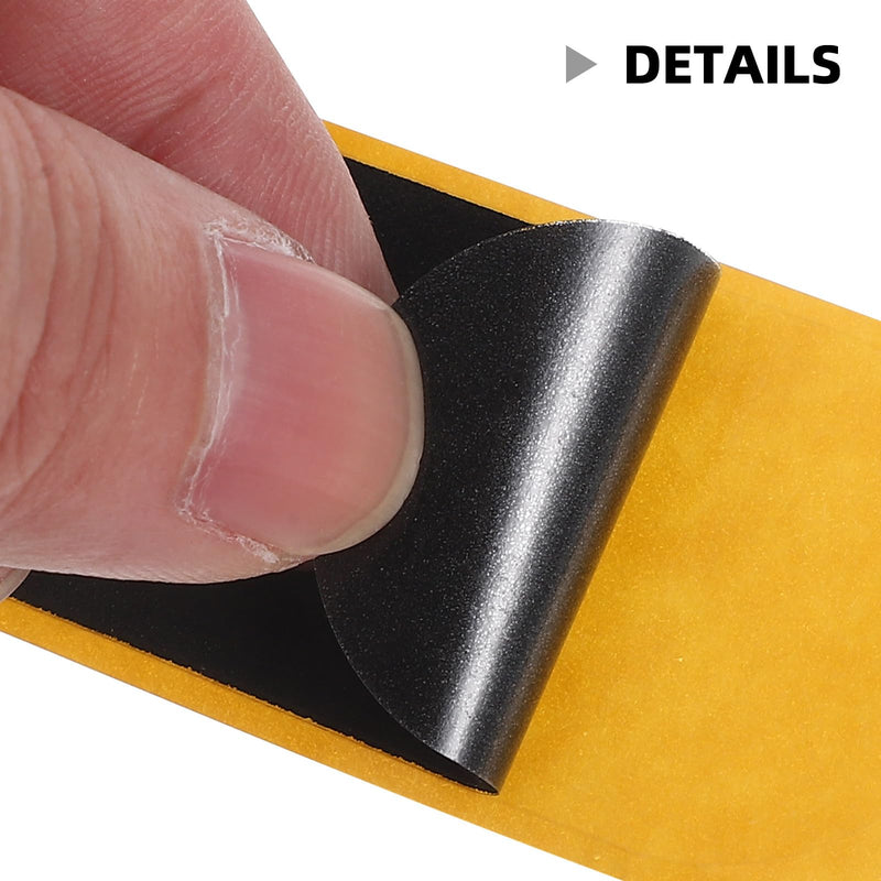 SUPVOX Fingerboard Grip Tape 10Pcs Foam Adhesive Non-Slip Finger Skateboard Tapes 3.93X1.10In Rounded Corners for Mini Skateboard Accessories