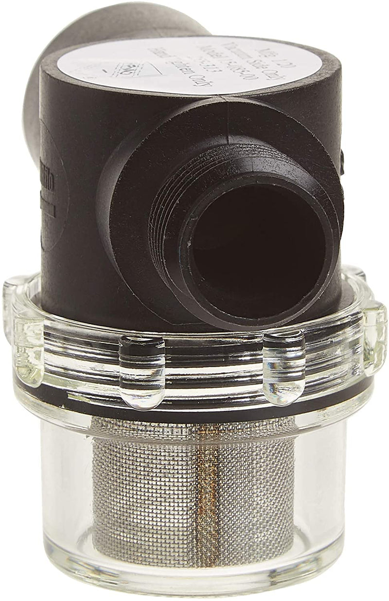 [Australia - AusPower] - Shurflo 255-213 1/2" MNPT x FNPT Inline Strainer for 2088 Series Pumps 