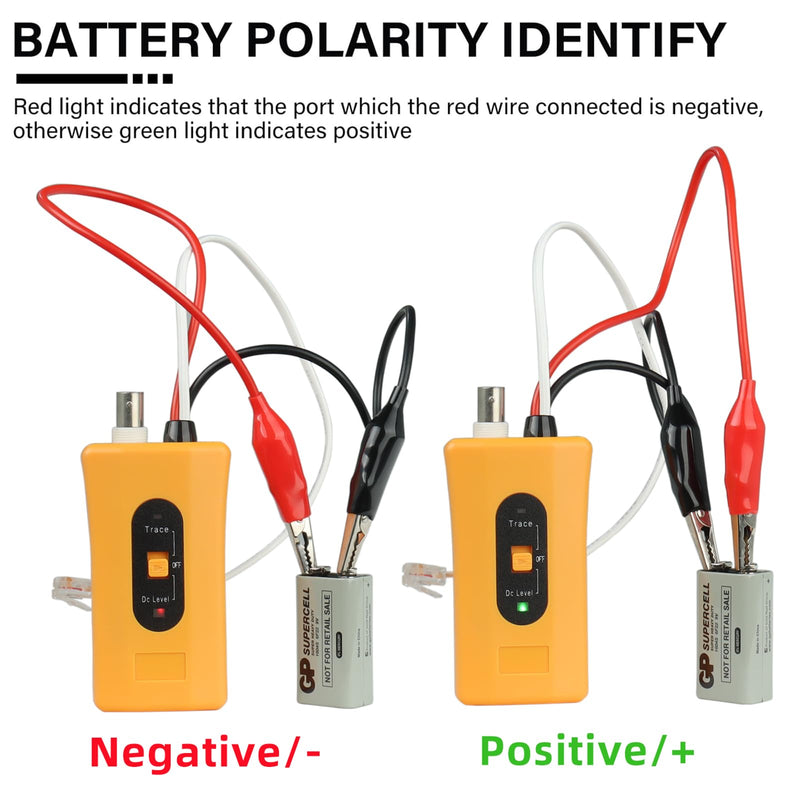 [Australia - AusPower] - Cable Tracker coaxial Wire Tracer Finder Tone Generator and Probe Tools Kit Continuity Tester Detector for Ethernet, Telephone, Speaker, Coax, Video, and Data Cables,RJ11,RJ12 