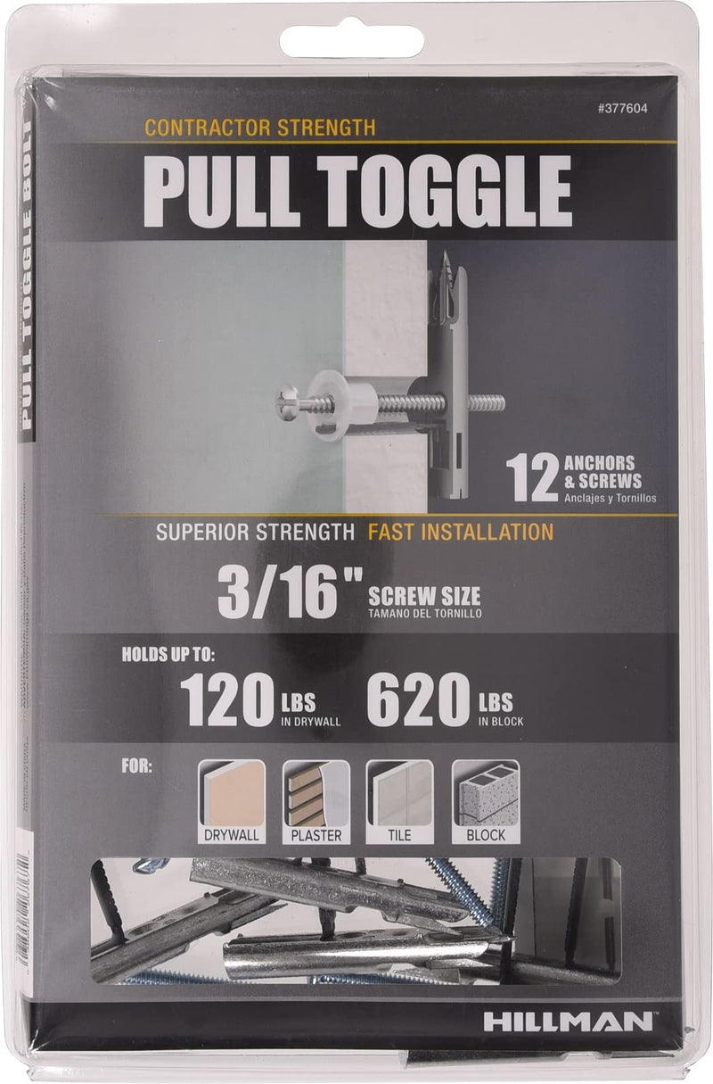 [Australia - AusPower] - Hillman 377604 Toggle Bolts, Black 