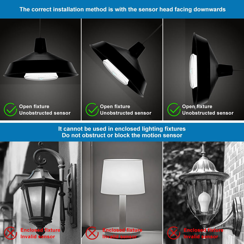 [Australia - AusPower] - Motion Sensor Light Bulbs, Dusk to Dawn Outdoor Lighting, PAR38 Led Motion Sensor Flood Light 100 Watt Equivalent(15W), 6000K Daylight, Waterproof Outdoor/Indoor,(4 Pack) LY-PAR38H001 
