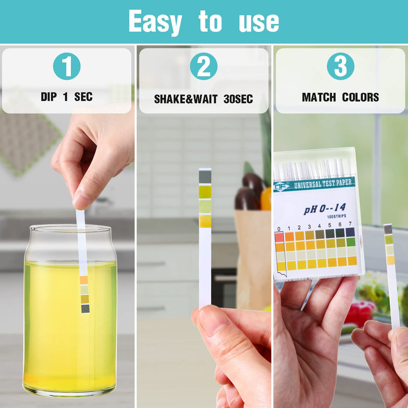 [Australia - AusPower] - Lounsweer 800 Strips Ph Paper Test, Universal Full Range 0-14, Extensive Test Paper Litmus with Storage Case for Testing Body Acid Alkaline Ph Level Skin Care Aquariums Drinking Water 