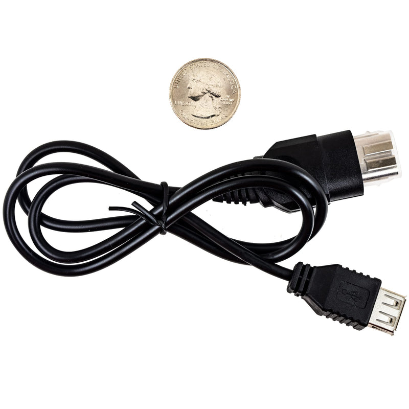 [Australia - AusPower] - PC Female USB Converter Adapter Cable Cord for Original Xbox Console Gen.1 Console About 30.5in Length (1 PCS) 1 PCS 