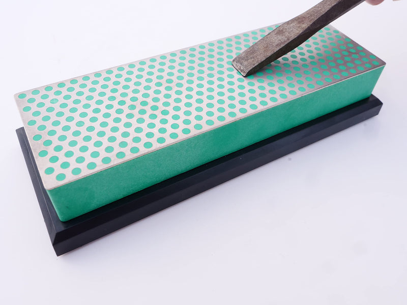 [Australia - AusPower] - Diamond Machining Technology (DMT) W6EP Diamond Whetstone Sharpening Stone With Plastic Case, Extra Fine, 6 Inch , Green 