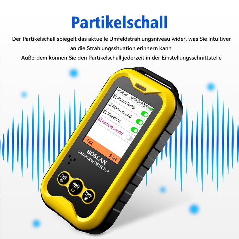 [Australia - AusPower] - Geiger Counter Radioactivity FS5000 Radiation Detector Nuclear Radiation Meter with PC Software Beta Gamma X-Ray Rechargeable Radiation Meter Radioactive Monitor Tester 