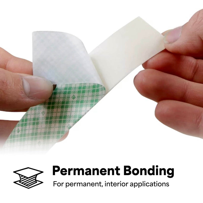 3M Double Coated Urethane Foam Tape 4016, 1" x 36 yards, Indoor Mounting, Bonding, and Attaching 1 Inches Off-White