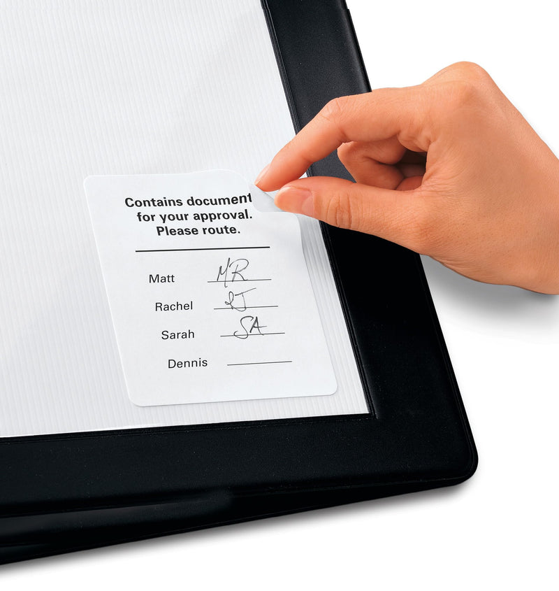Avery Removable ID Labels, Sure Feed Technology, Removable Adhesive, 3-1/3" x 4", 150 Labels (6464) 0