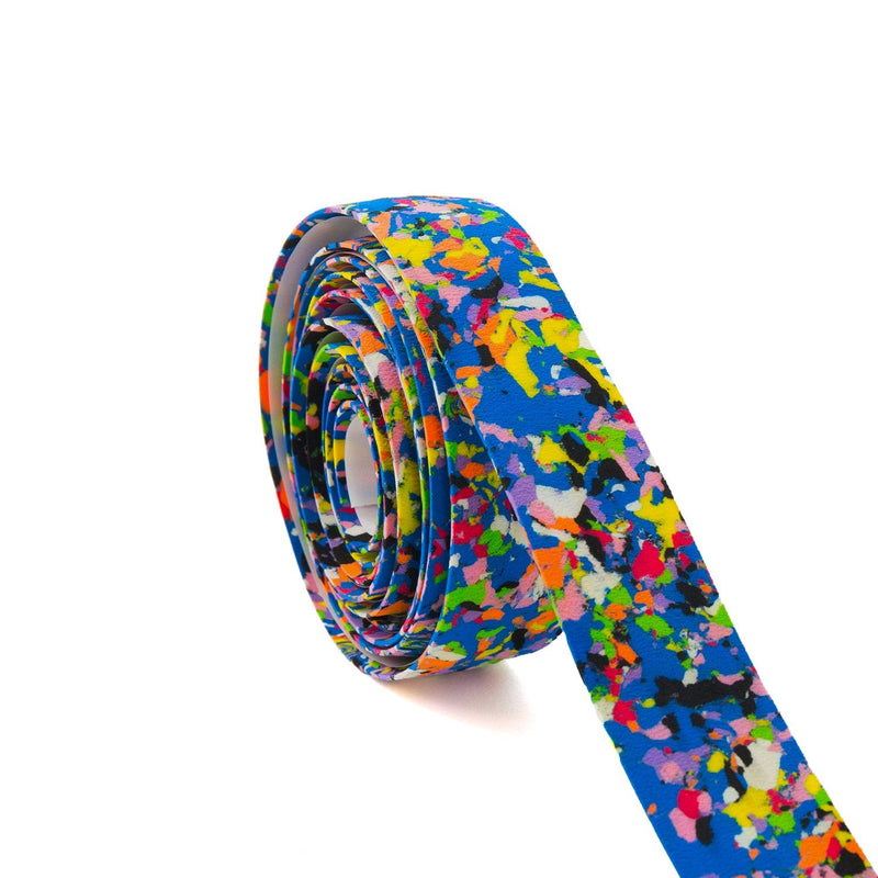 Super Vex Gel Road Bike Bicycle Handlebar Grip Wraps Bar Tapes with Bar Plugs and Finishing Tapes for Touring, Cycling and Road Racing (Multi-Color) Multi-Color