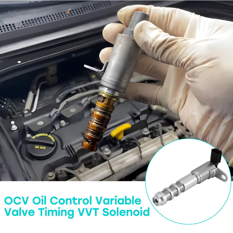 [Australia - AusPower] - 4 PCS 12586722 OCV Oil Control Variable Valve Timing VVT Solenoid For Chevy/Chevrolet Equinox Malibu Traverse Impala & GMC Terrain Acadia & Buick Enclave & Cadillac & Pontiac & Saab 2.8L 3.0L 3.6L 