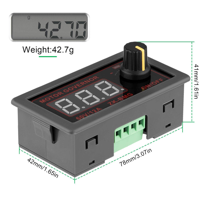 [Australia - AusPower] - DC Motor Speed Controller PWM Speed Controller DC 12V 24V 60V 500W Electric Motor Speed Control Regulator Power Wheels Speed Controller with PWM Signal Generator Driver Module 